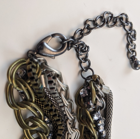 Vera Wang seven strand multicolor fashion necklace - Picture 3 of 4